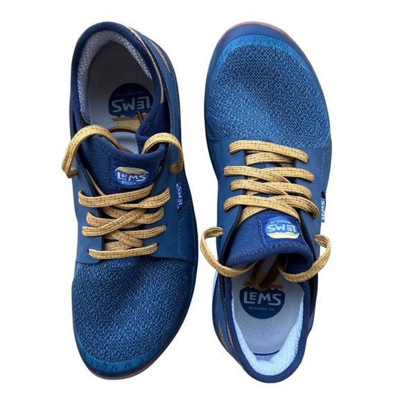 Lems Men’s MESA “Mountain to Town” Sneakers. Blue, Gold. 9.5. NEW - Picture 5 of 15